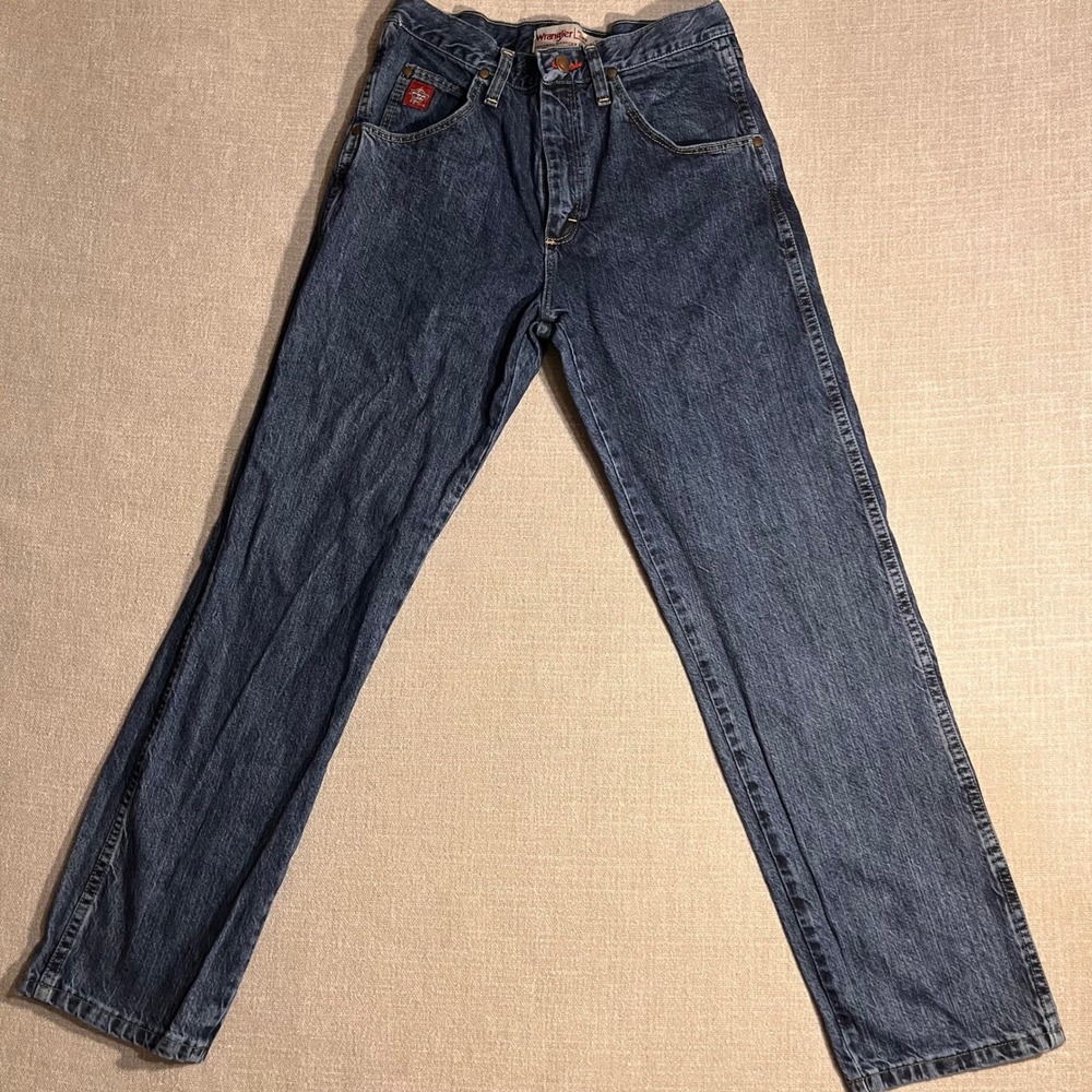 Wrangler PBR Men's‎ Blue Denim Jeans 30x30 Straight Leg Western Style